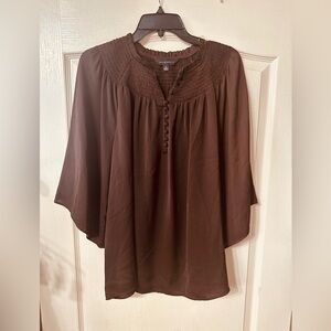 Investments Chocolate Brown Women's Blouse